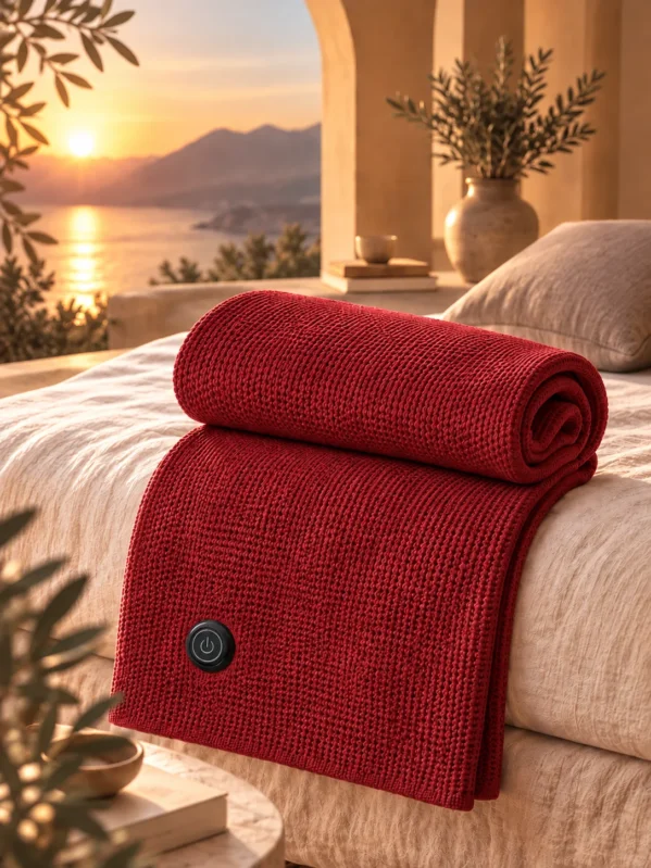 Cape chauffante keetsoon couleur rouge